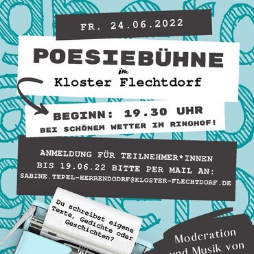 KSV Eisenberg - Plakat Poesiebühne 1