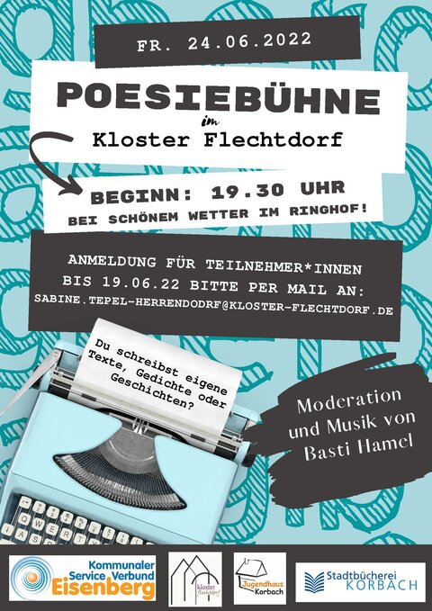 KSV Eisenberg - Plakat Poesiebühne 1