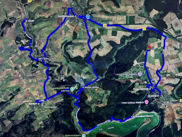 Verlauf Triathlon