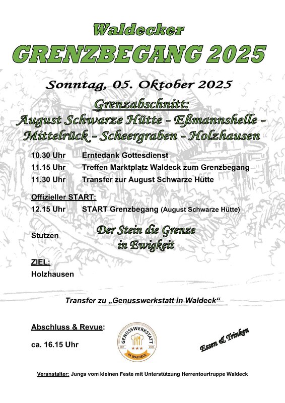 Das Programm an diesem Tag