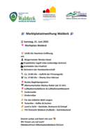 Einladung Marktplatzeinweihung