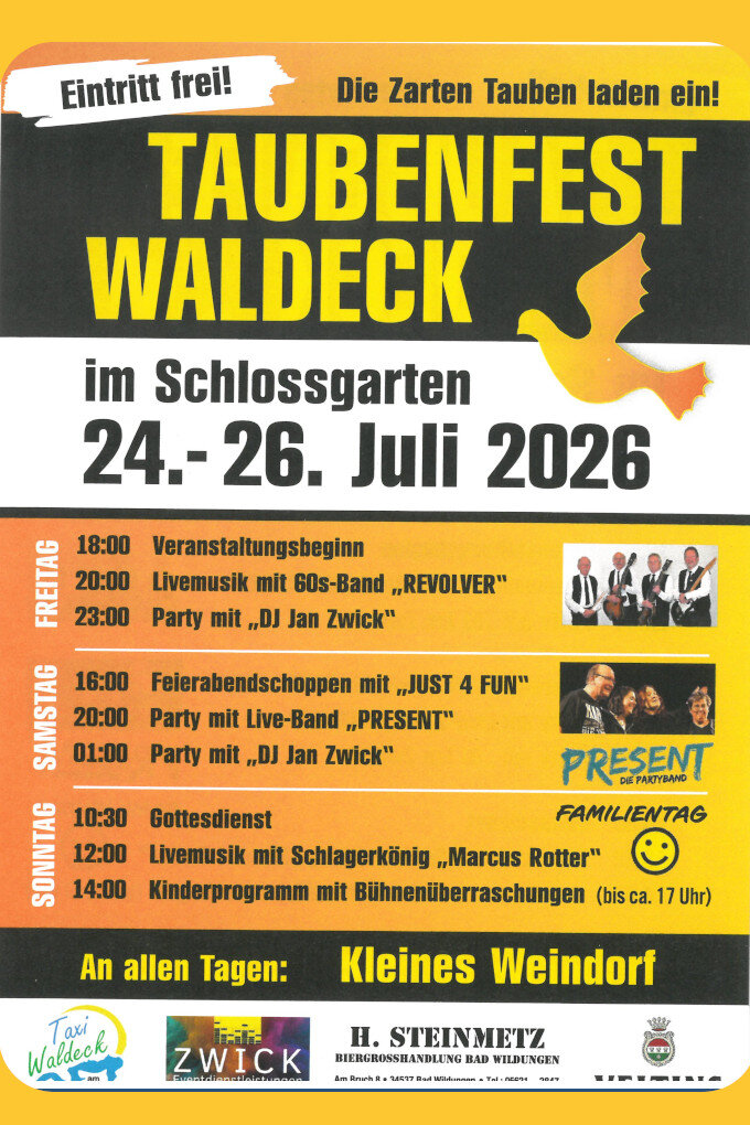 Tauben Programm 2026