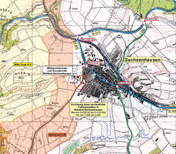 Amtl. Bekanntmachung Kreisstraße Nr. 20 Fahrbahnteiler