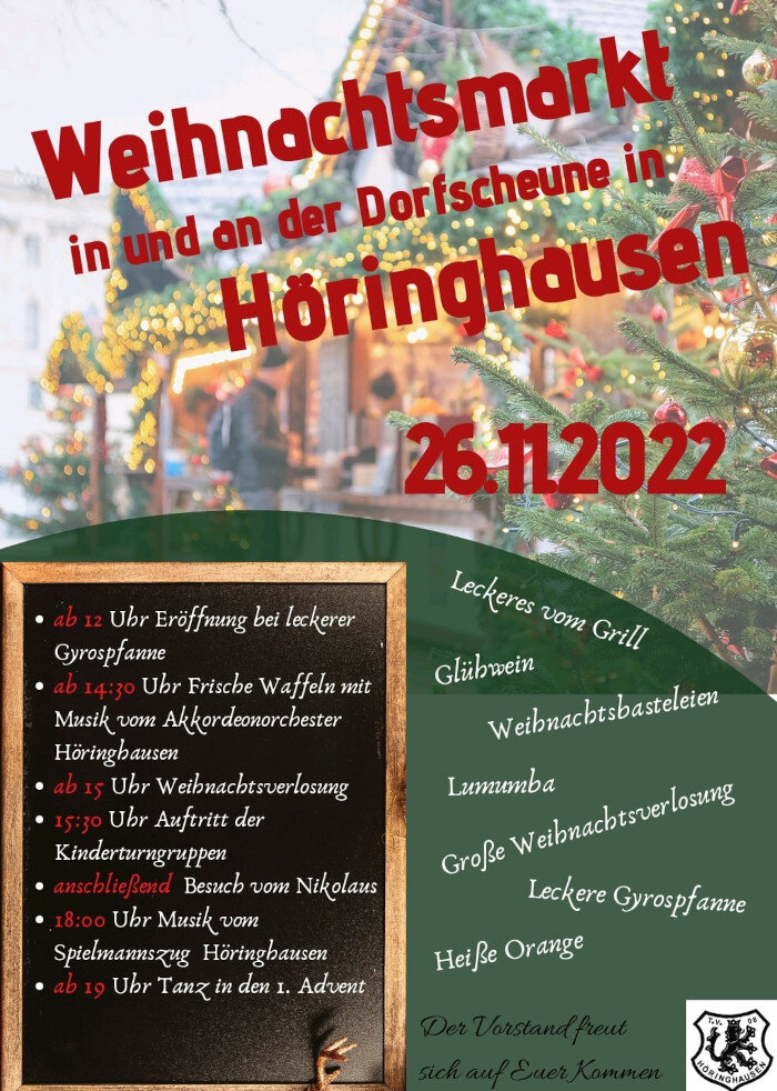Weihnachtsmarkt Höringhausen 2022
