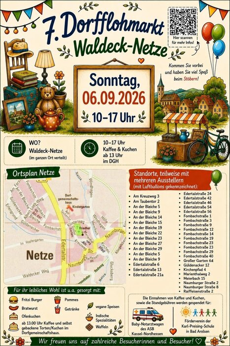 Dorfflohmarkt Netze 2026