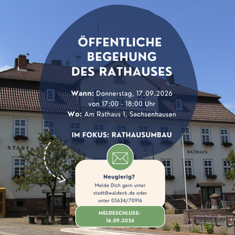 öffentliche Begehung Rathaus
